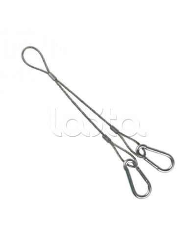 Подвес Y-образный с карабинами 200 мм EKF (ypk200) в Кемерово Аксессуары для лотков Pintop.ru