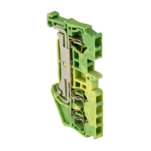 Колодка клеммная пружинная JXB-ST-2.5 3 вывода земля EKF PROxima (plc-jxb-st-2.5-3-pen)