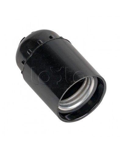 Патрон карболитовый подвесной Е27 черн. без наклейки EKF PROxima (LHC-E27-s) в Кемерово Источники света(Лампы) Pintop.ru