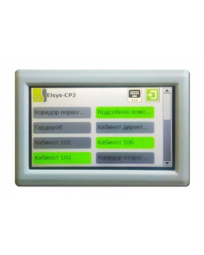 Клавиатура подсистемы охранной сигнализации Elsys-CP2 в Кемерово Сетевая СКУД Elsys Pintop.ru