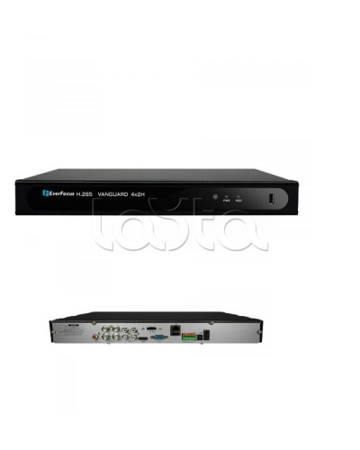 Видеорегистратор 4-канальный EverFocus VANGUARD II 4x2H в Кемерово Видеорегистраторы гибридные Pintop.ru