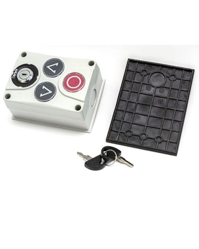 Панель управления 3х кнопочная с ключом Faac 402500 в Кемерово Устройства радиоуправления для шлагбаумов и автоматики Pintop.ru