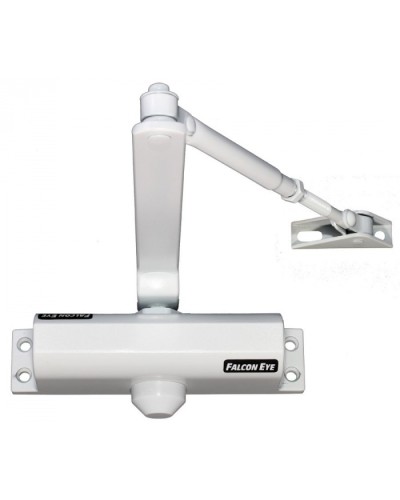 Доводчик Falcon Eye FE-B5W (белый) в Кемерово Доводчики Pintop.ru