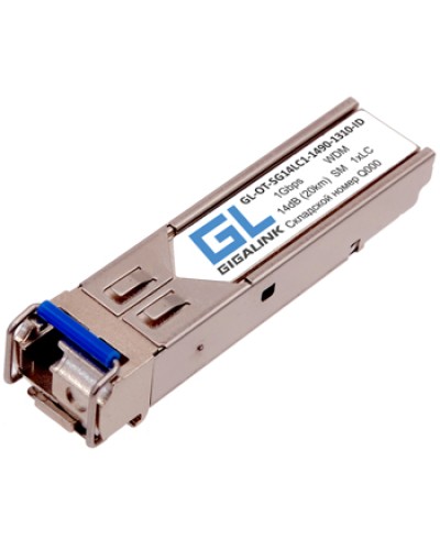 Модуль SFP Gigalink GL-OT-SG14LC2-1310-1310-I в Кемерово Модули SFP/XFP/GBIC Pintop.ru