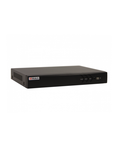8-ми канальный гибридный HD-TVI регистратор HiWatch DS-H208UAF в Кемерово Системы видеонаблюдения Pintop.ru