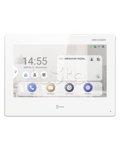 IP видеодомофон Hikvision DS-KH9310-WTE1(B) в Кемерово Абонентские IP устройства Pintop.ru