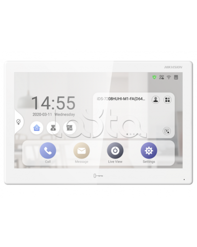 Видеодомофон Hikvision DS-KH9510-WTE1(B) в Кемерово Абонентские IP устройства Pintop.ru