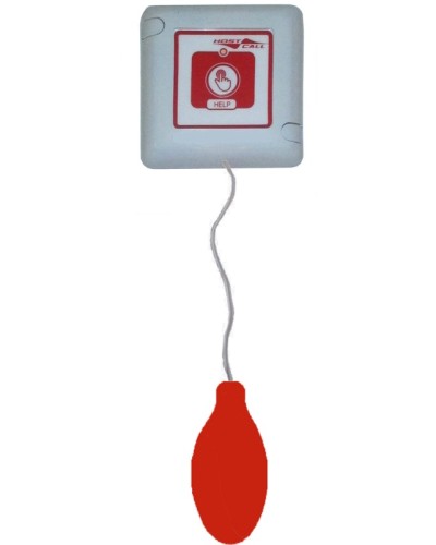 Пневмокнопка вызова влагозащищенная со шнуром Hostcall MP-435W2 в Кемерово Система оповещения и трансляции Hostcall Pintop.ru