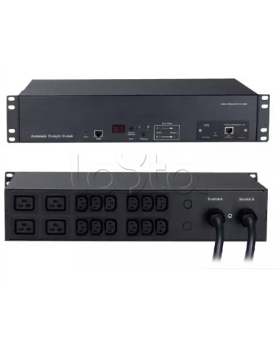 Блок распределения питания Hyperline ATS-R-228H1622-Intelligent в Кемерово Блоки розеток Pintop.ru