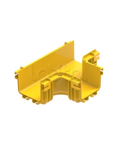 Ответвитель Т-образный пластиковый Hyperline FBTR-120-TEE в Кемерово Аксессуары для лотков Pintop.ru