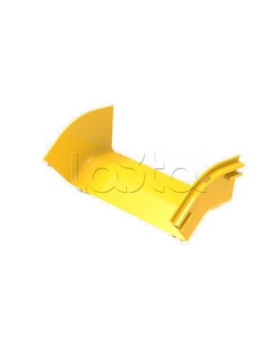 Угол 45° внешний (вниз) для оптического лотка Hyperline FBTR-300-ERS45 в Кемерово Аксессуары для лотков Pintop.ru