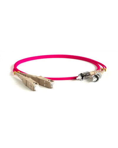 Патч-корд волоконно-оптический Hyperline FC-D2-504-SC/PR-ST/PR-H-20M-LSZH-MG в Кемерово Патч-корды оптические Pintop.ru