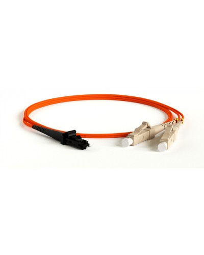 Патч-корд волоконно-оптический Hyperline FC-D2-62-LC/PR-MTRJM/PR-H-10M-LSZH-OR в Кемерово Патч-корды оптические Pintop.ru