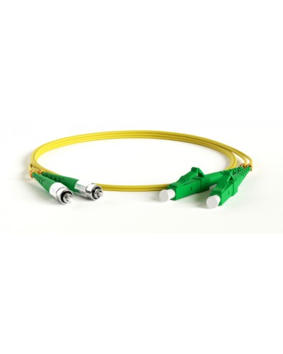 Патч-корд волоконно-оптический Hyperline FC-D2-9-FC/AR-ST/AR-H-1M-LSZH-YL в Кемерово Патч-корды оптические Pintop.ru