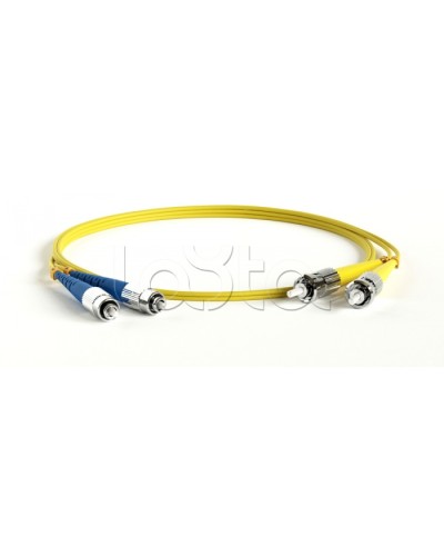 Патч-корд волоконно-оптический Hyperline FC-D2-9-LC/UR-SC/UR-H-1.5M-LSZH-YL в Кемерово Патч-корды оптические Pintop.ru