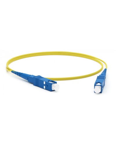 Патч-корд волоконно-оптический Hyperline FC-S2-9-SC/UR-SC/UR-H-3M-LSZH-YL в Кемерово Патч-корды оптические Pintop.ru