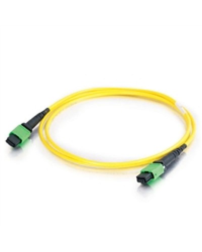 Патч-корд волоконно-оптический Hyperline FHD-MC3-9-MPOM12/AS-MPOM12/AS-B-10M-LSZH-YL в Кемерово Патч-корды и пигтейлы Pintop.ru