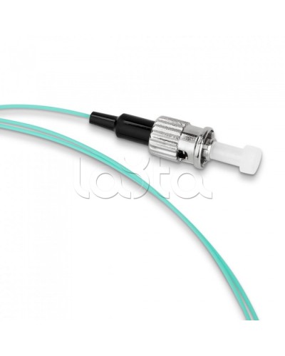 Пигтейл MM 50/125 (OM3), ST (1м) LSZH Hyperline FPT-B9-503-ST/PR-1M-LSZH-AQ в Кемерово Пигтейлы Pintop.ru