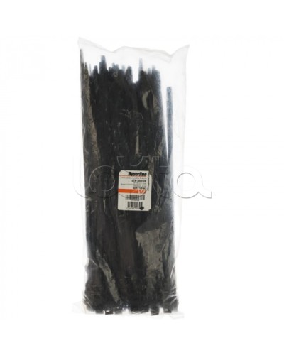 Хомут-стяжка нейлоновый, неоткрывающийся, погодостойкий 360x8.6 мм Hyperline GTN-360HDB (100 шт/уп) в Кемерово Стяжки-хомуты Pintop.ru