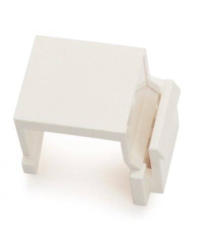 Вставка-заглушка формата Keystone Jack, белая Hyperline (KJ1-BL-WH) в Кемерово Патч-корды и пигтейлы Pintop.ru
