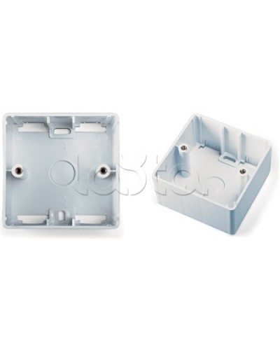 Коробка для настенного монтажа 80x80x45 мм, французский стандарт Hyperline (MB-E-35) в Кемерово Распределительные коробки Pintop.ru