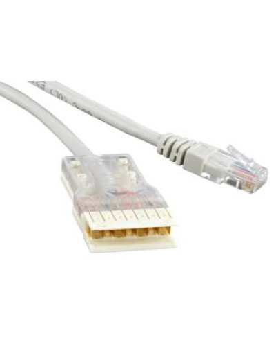 Патч-корд 110 тип-RJ45, 1 пара (1 м) Hyperline PC-110-RJ45-1P-CX-1M-LSZH-GY в Кемерово Патчкорды (медные) Pintop.ru