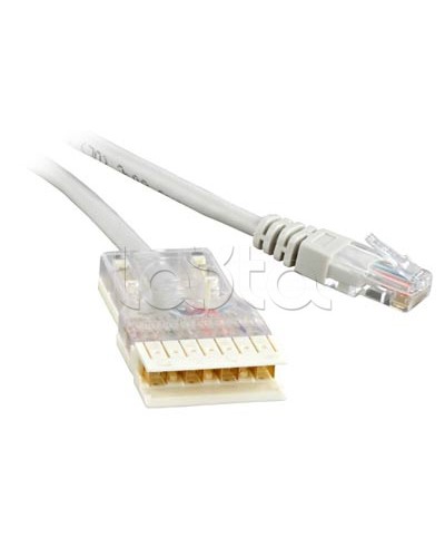 Патч-корд Hyperline PC-110-RJ45-4P-C5e-3M-LSZH-GY в Кемерово Патчкорды (медные) Pintop.ru