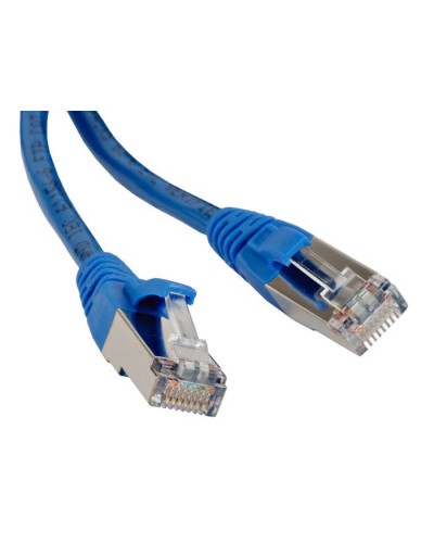 Патч-корд F/UTP Hyperline PC-LPM-STP-RJ45-RJ45-C6-2M-LSZH-BL в Кемерово Патчкорды (медные) Pintop.ru