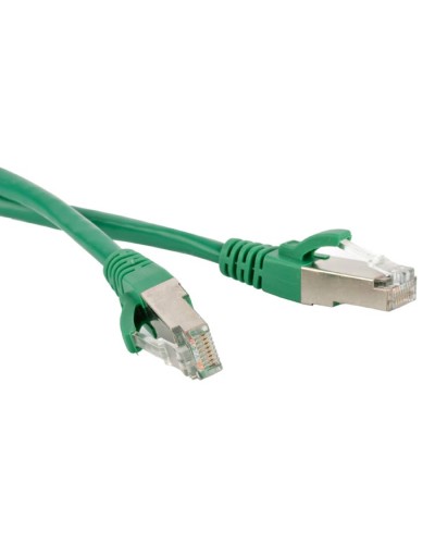 Патч-корд F/UTP Hyperline PC-LPM-STP-RJ45-RJ45-C6-2M-LSZH-GN в Кемерово Патчкорды (медные) Pintop.ru