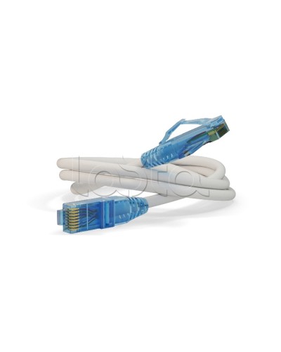 Патч-корд U/UTP Hyperline PC-LPM-UTP-RJ45-RJ45-C6-1.5M-LSZH-WH в Кемерово Патчкорды (медные) Pintop.ru