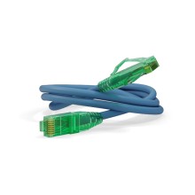 Патч-корд Hyperline PC-LPM-UTP-RJ45-RJ45-C6a-0.5M-LSZH-BL
