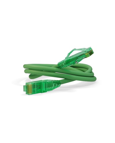 Патч-корд Hyperline PC-LPM-UTP-RJ45-RJ45-C6a-1.5M-LSZH-GN в Кемерово Патчкорды (медные) Pintop.ru