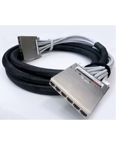 Сборка кабельная претерминированная Hyperline PPTR-CT-CSS/C6-D-CSS/C6-LSZH-8M-GY в Кемерово Аксессуары для стоек и шкафов Pintop.ru