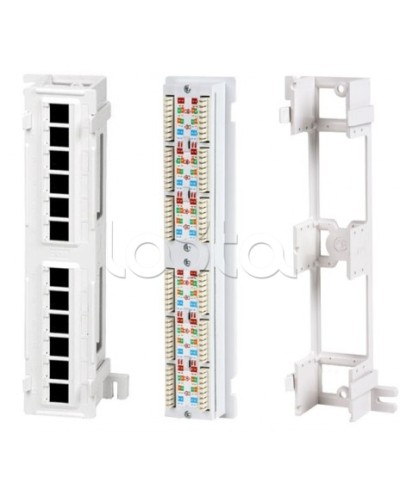 Патч-панель Hyperline PPW-12-8P8C-C5e в Кемерово Патч панель Pintop.ru