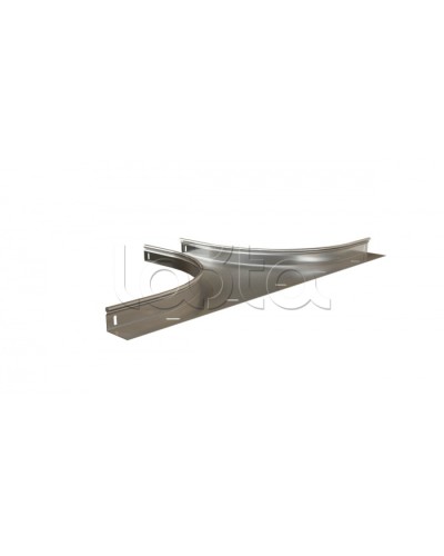 Разветвитель односторонний плавный Hyperline RST-DTS-400-80-0,8-R100-SZ в Кемерово Аксессуары для лотков Pintop.ru