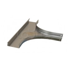 Ответвитель Т-образный горизонтальный плавный Hyperline RST-TTS-400-80-0,8-R100-SZ