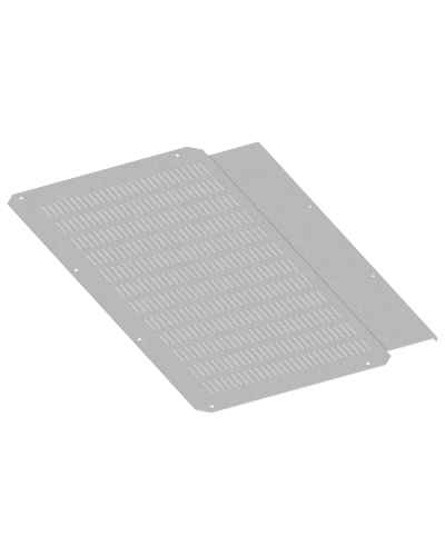 FORMAT Фланец основания встроенного отсека вентилируемый 400х800мм IEK (FO-00-FBCV-040-080) в Кемерово Аксессуары для стоек и шкафов Pintop.ru