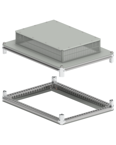 FORMAT Крыша и основание (под фланец) 600х800мм IP31 IEK (FO-00-KOF-060-080-31) в Кемерово Аксессуары для стоек и шкафов Pintop.ru