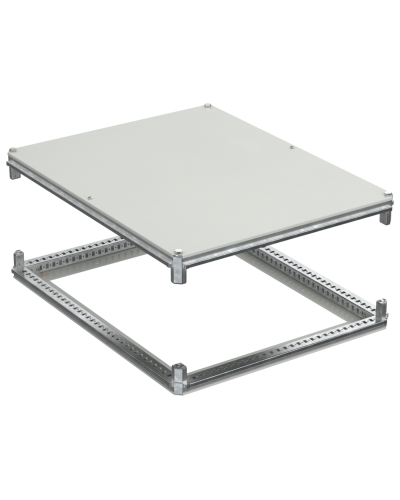 FORMAT Крыша и основание (под фланец) 1000х800мм IEK (FO-00-KOF-100-080) в Кемерово Аксессуары для стоек и шкафов Pintop.ru