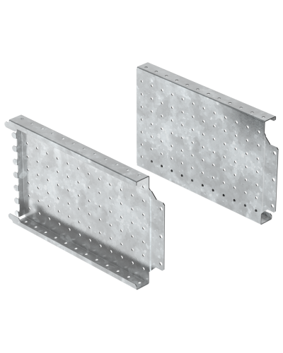 FORMAT Панель монтажная боковая перфорированная 200х400мм (2шт/упак) IEK (FO-00-MPSP-020-040) в Кемерово Аксессуары для стоек и шкафов Pintop.ru