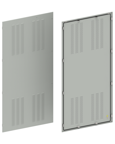 FORMAT Панель задняя вентилируемая 2000х1000мм IEK (FO-00-PBV-200-100) в Кемерово Аксессуары для стоек и шкафов Pintop.ru