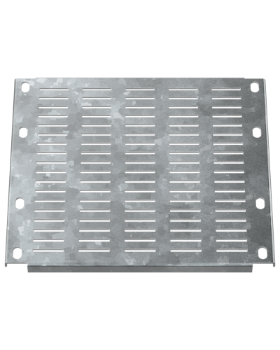 FORMAT Заглушка панели нижней наборной вентилируемой 200мм в шкаф шириной 400мм IEK (FO-00-PLTV-020-040) в Кемерово Аксессуары для стоек и шкафов Pintop.ru