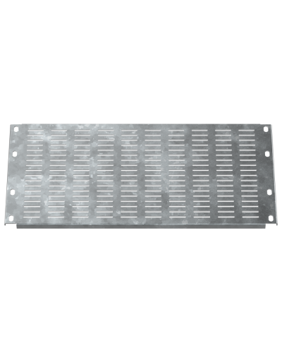 FORMAT Заглушка панели нижней наборной вентилируемой 200мм в шкаф шириной 600мм IEK (FO-00-PLTV-020-060) в Кемерово Аксессуары для стоек и шкафов Pintop.ru