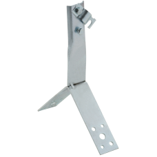 Держатель проводника круглого 6-10мм винтовой для конька h=80мм оцинкованная сталь IEK (ZDP80-11-4-16-80)