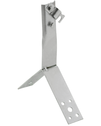 Держатель проводника круглого 6-10мм винтовой для конька h=100мм нержавеющая сталь IEK (ZDP80-20-4-16-100) в Кемерово Крепеж Pintop.ru