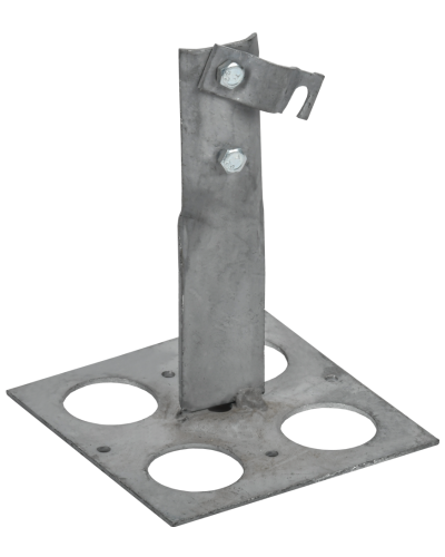 Держатель проводника круглого 6-10мм винтовой IEK (ZDP85-13-1-16-90) в Кемерово Крепеж Pintop.ru