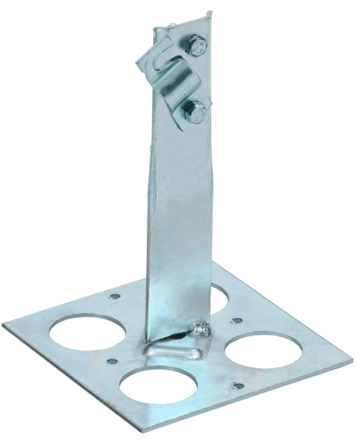 Держатель проводника круглого 6-10мм винтовой IEK (ZDP85-14-1-16-90) в Кемерово Крепеж Pintop.ru