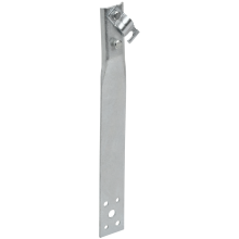 Держатель проводника круглого 6-10мм винтовой прямой h=80мм оцинкованная сталь IEK (ZDP86-11-1-16-80)