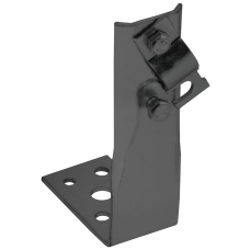 Держатель проводника круглого 6-10мм винтовой угловой h=80мм оцинкованная сталь TD IEK (ZDP87-13-1-16-80)