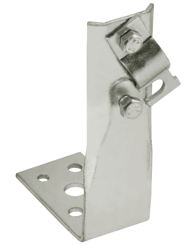 Держатель проводника круглого 6-10мм винтовой угловой h=60мм нержавеющая сталь IEK (ZDP87-20-1-16-60) в Кемерово Крепеж Pintop.ru